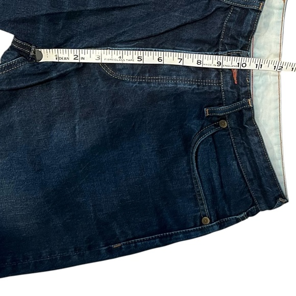 📌 SOLD Hiut Denim Designer Jeans RARE Made in Wales Workr Straight Leg 34x32 - Picture 12 of 16